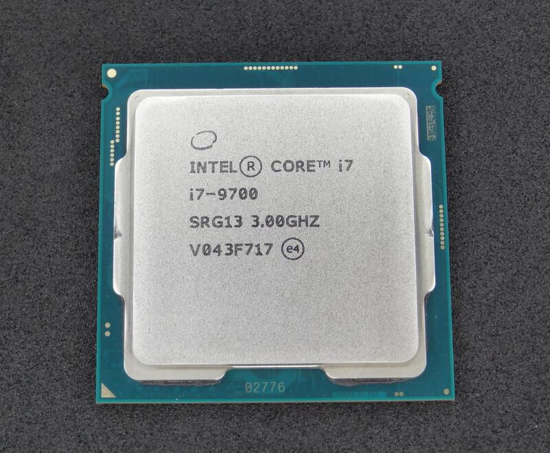 intel core i7-9700 @ 3.00ghz